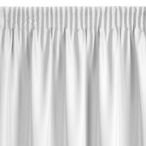 Curtain 140 x 175 Decorative Tape Rita White