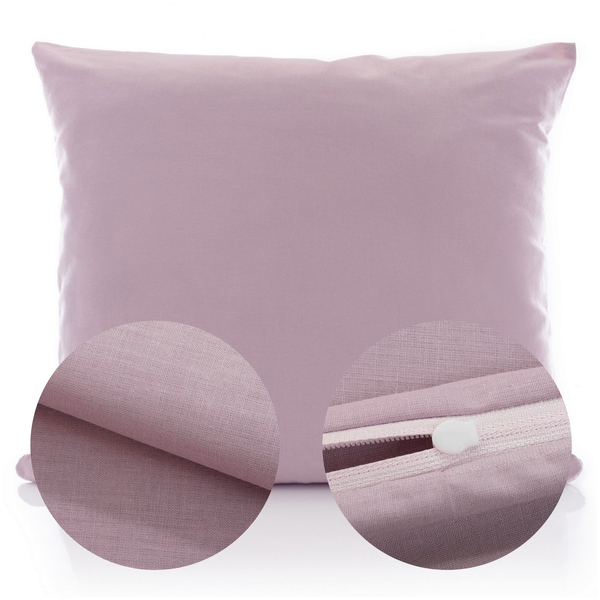 Poszewka Bawełna 50 x 60 Jednolita Ola Fiolet Wrzos