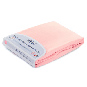Jersey sheet with elastic 006_D Pink 180x200