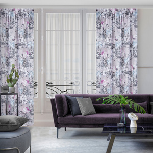 Zasłona 140 x 270 Dekoracyjna Honey Beż+Fiol