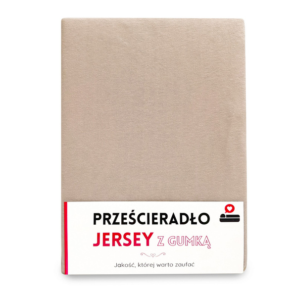 Prześcieradło 180 x 200 Jersey z Gumką Gaja 30