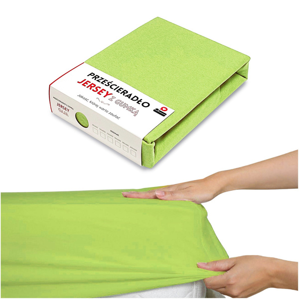 Prześcieradło 200 x 220 Jersey z Gumką Gaja 35