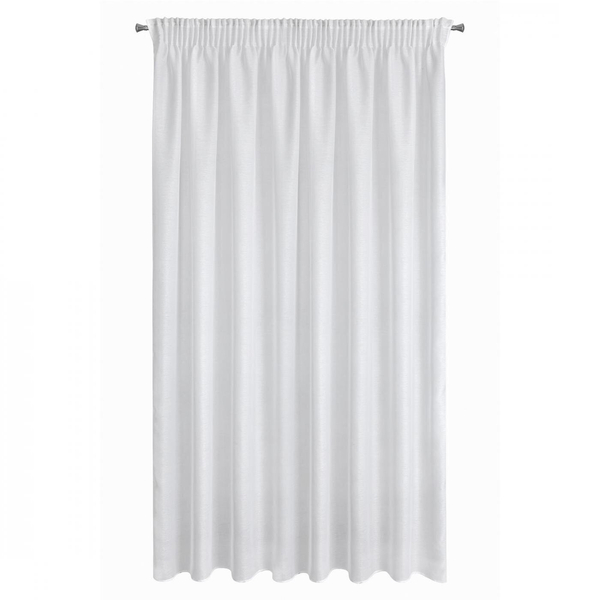 Rebecca Decorative Curtain on Tape 300 x 270 White