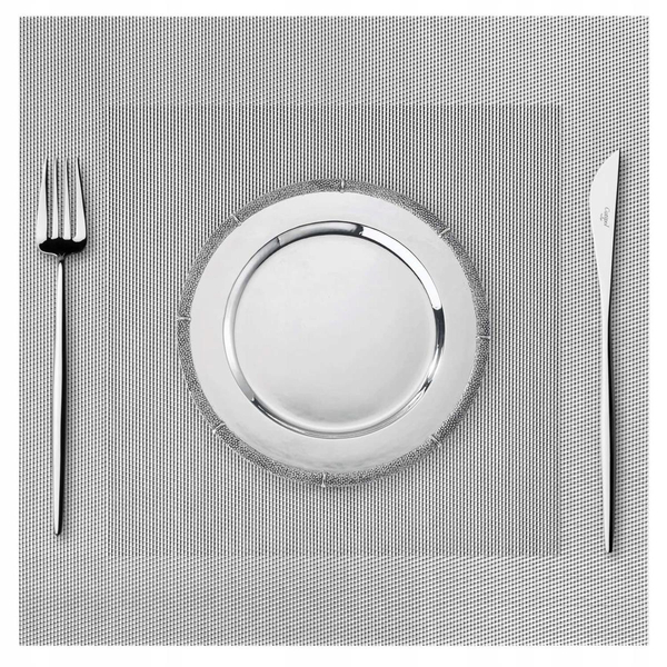 35 x 35 Decorative Latte Grey Placemat