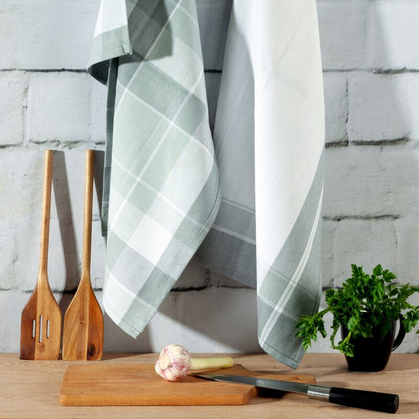 Set of Cloths 2pcs 50 x 70 Cotton Mona Graphite