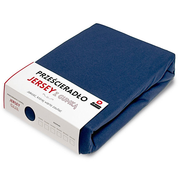 Prześcieradło 200 x 220 Jersey z Gumką Gaja 09
