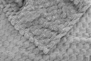 Blanket 200 x 220 Microfiber Design Cindy6 Silver