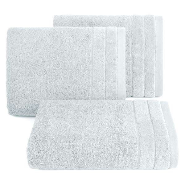 Ręcznik 50 x 90 Bawełna Damla 02 500 g/m2 Srebrny