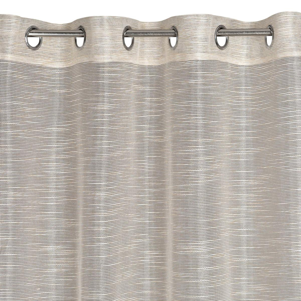 Rachel Decorative Curtain 140 x 250 Natu Grommets