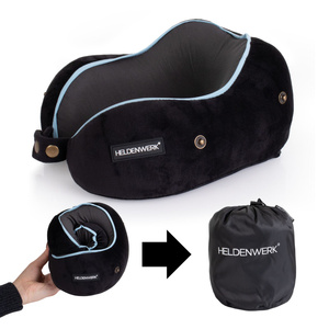 Poduszka Podróżna Rogal Memory z Kapturem Comfy 02