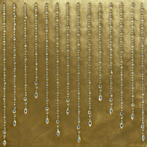 Bieżnik 35 x 220 Velvet Dekoracyjny Royal3 Złoty