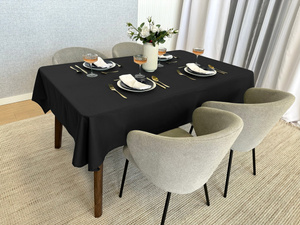 Tablecloth 120x200 Stain-Resistant Surbo Black