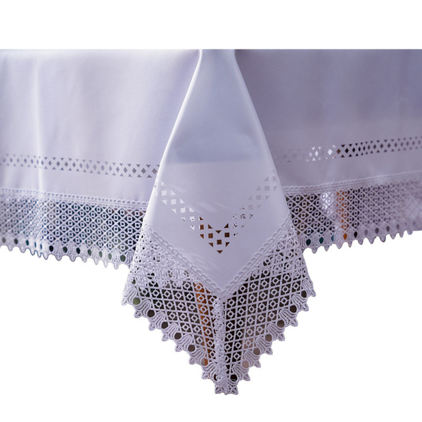 Tablecloth 85 x 85 Gipiura pattern 430 White