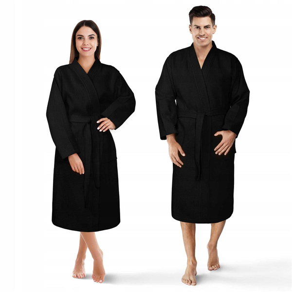 Szlafrok Kimono Gofer Bawełniany Unisex S/M Czar