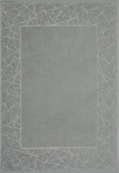 Bathroom Rug 50 x 70 Cotton Nika 05 Silver