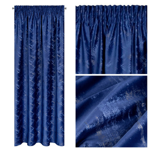 Curtain 140 x 270 Decorative Velvet Adria Gn+Sza