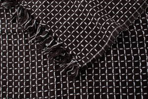 Blanket 150 x 200 Cotton Boho Aredo 10 Brown