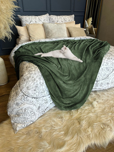 Blanket 160 x 200 Microfiber Solid Juana 11