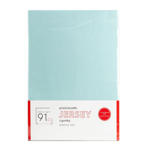 Jersey sheet with elastic D91 180x200 w.30 Mint
