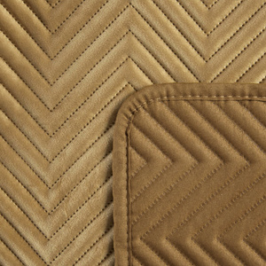 Quilt 200 x 220 Euro Velvet pattern Sofia Honey
