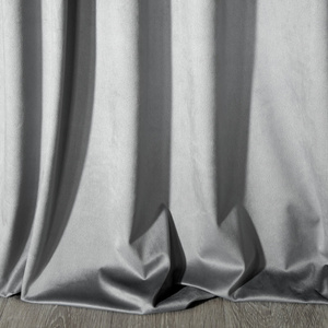 Curtain 140 x 270 Decorative Velvet Melanie Silver