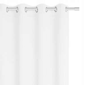 Curtain 140 x 250 Blackout Hold Holder White2