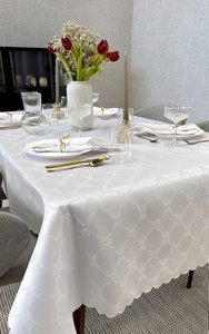 Decorative Tablecloth 130 x 180 Jacquard Camille 01