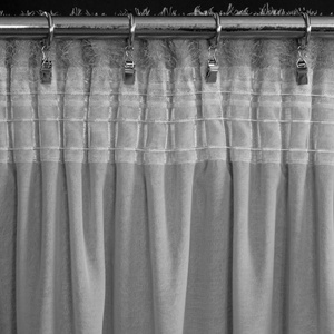 Curtain 140 x 270 Decorative Tape Agis Silver
