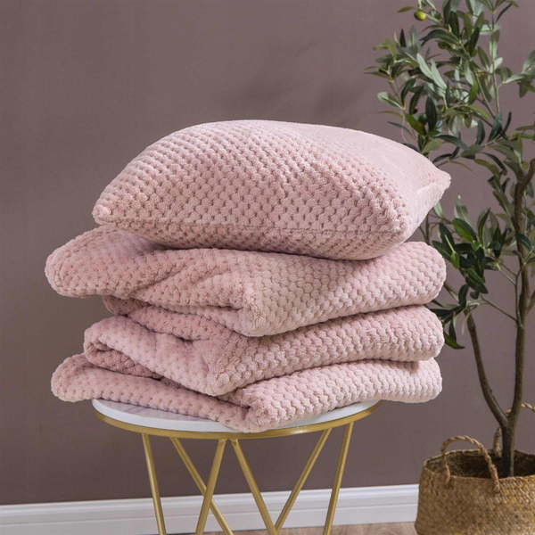 Blanket 70 x 150 Microfiber Jacquard Monte Powdered
