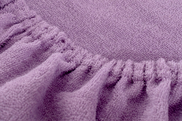 Terry Bed Sheet with Eraser 135_D Light Purple 180x200