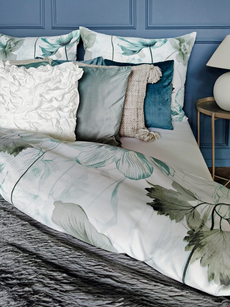 40 x 40 Decorative pillowcase Melanie Blue