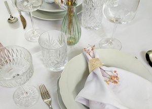 Stainproof Tablecloth with Guipure Lace White 110x240