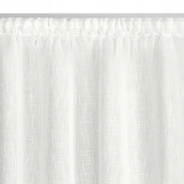 Curtain 140 x 270 Decorative Frost Tape White