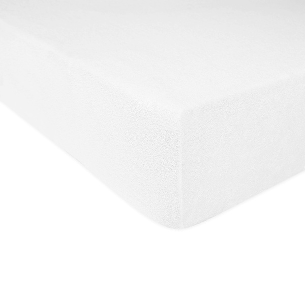 Prześcieradło Frotte z Gumką 001_D Biały 70x140