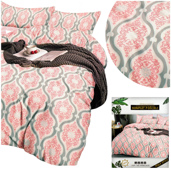 Pościel 200 x 220 3cz Satynowa Dalwin 768