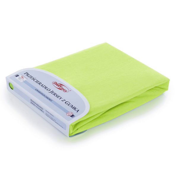 Prześcieradło Jersey z Gumką 052_D Limonka 200x220