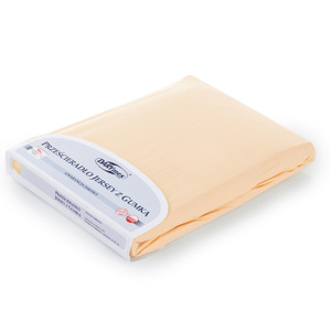 Jersey Bed Sheet with Eraser 032_D Light Beige 160x200