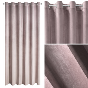 Curtain 215 x 250 Decorative Velvet Melanie Powdered