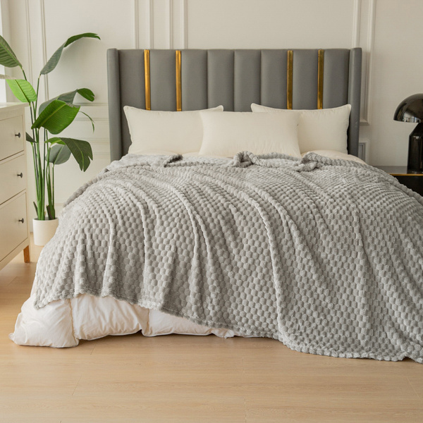 Koc 200 x 220 Mikrofibra Tłoczona Cristián 03
