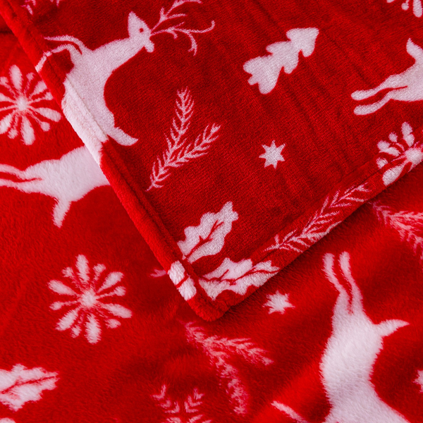 Koc 160 x 200 Mikrofibra Świąteczna Donato 05