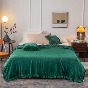 Blanket 200 x 220 Microfiber Frill Ruffly Bottle