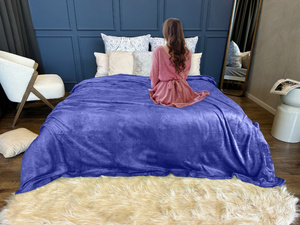 Blanket 160 x 200 Microfiber Solid Juana 05