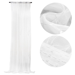 Decorative Curtain 145 x 250 Tape Cruz Voile 01