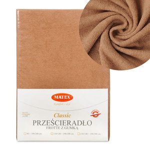 Prześcieradło 220 x 200 Frotte z Gumką CLASSIC L17