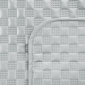 Quilted Velvet Bedspread Sofia4 Silver 200 x 220