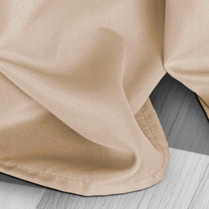 Zasłona 140 x 270 Dekoracyjna Taśma Viva Beż