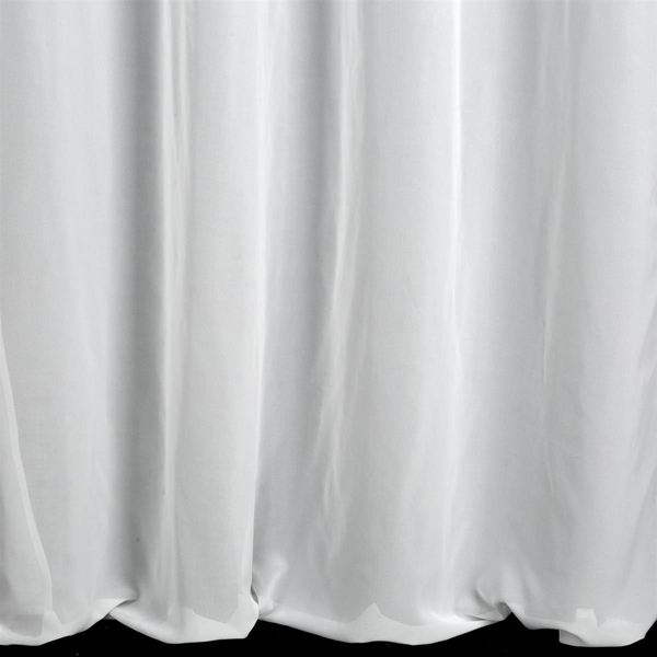 Decorative Curtain Dahlia 140 x 270 Tape White