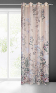 Zasłona 140 x 250 Dekoracyjna Elma Róż+Ziel