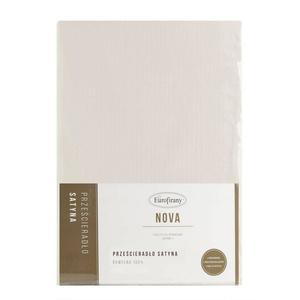 Bed sheet 160 x 210 Makosatin Nova Beige