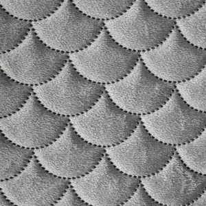 Narzuta 170 x 210 Dekoracyjna pikowana wzór Ariel Srebrn1